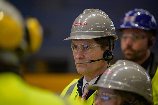 Visiting BAE at Clyde site in Scotland