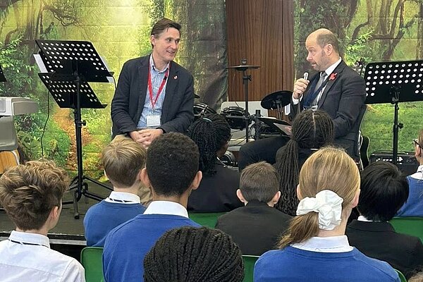 I really enjoyed meeting students at The Kings School, Witney...