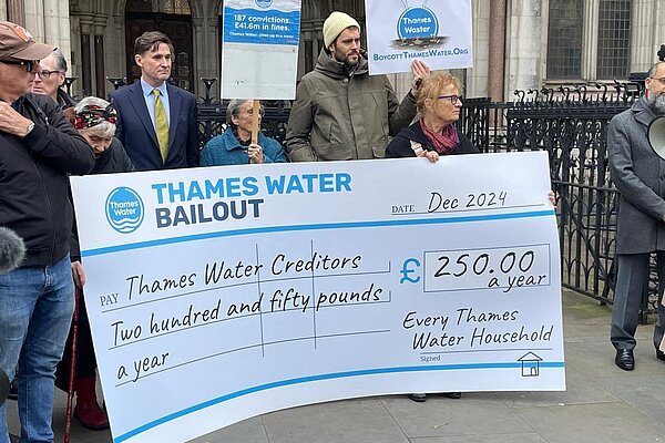 Thames Water have continued to increase customer bills in 2025, despite continual failures from the company.