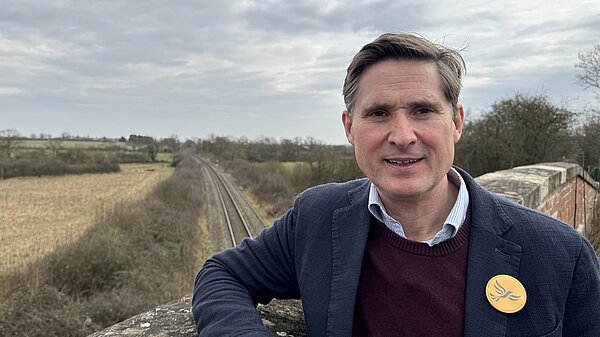 Rebuilding Our Railway Charlie has long campaigned to rebuild our railway