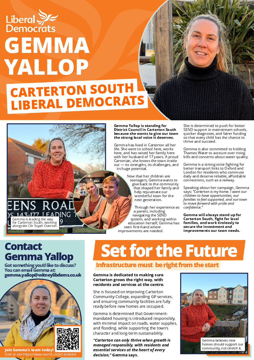 Gemma Yallop - Carterton South