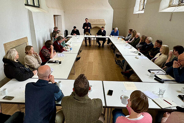 Round table with 25 farmers from around the constituency at Warwick Hall in Burford