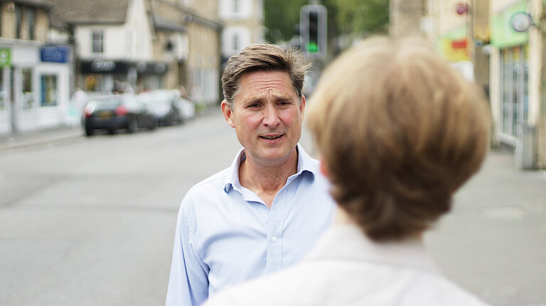 Charlie is fighting to reduce the impacts of the cost of living crisis on the residents of Witney