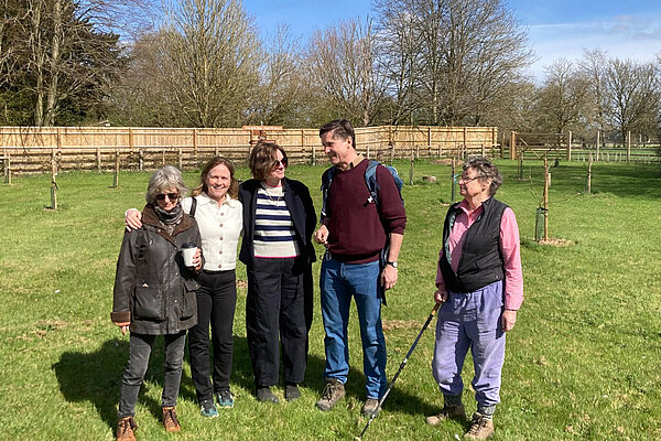 Meeting constituents along the way