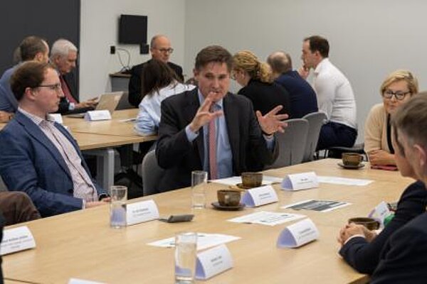 The Business & Trade Select Committee in Cambridge.